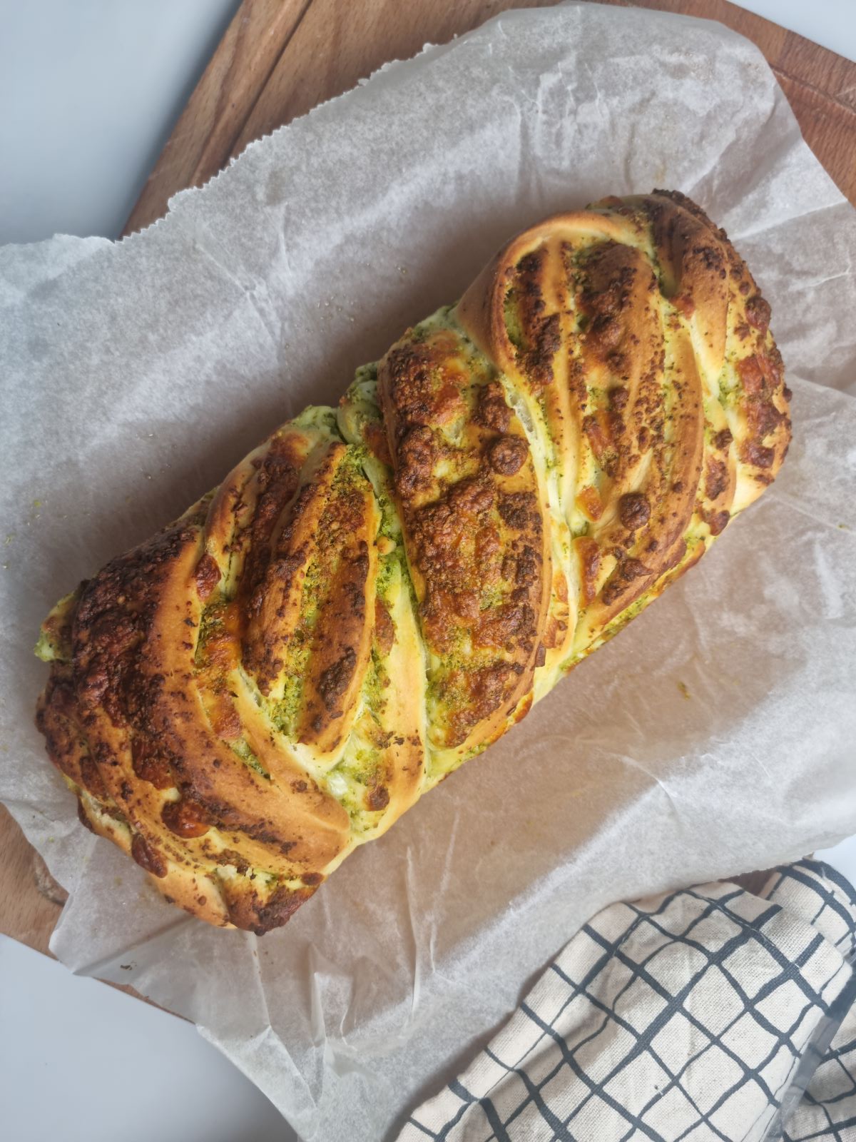 Babka pesto et mozzarella