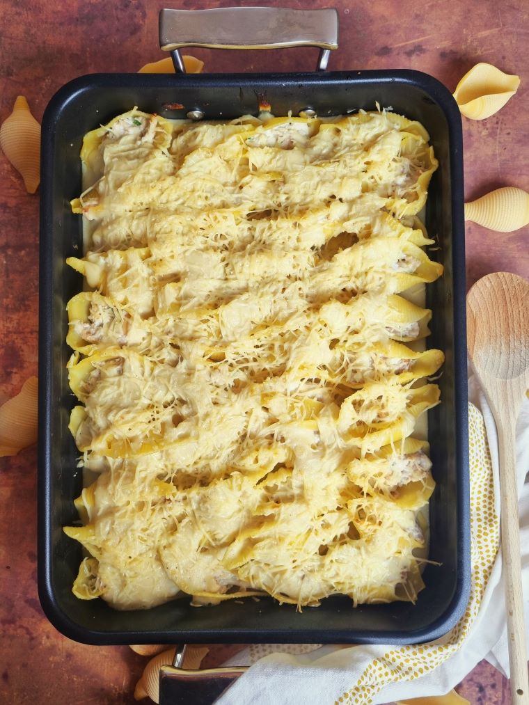 Conchiglioni au poulet et ricotta