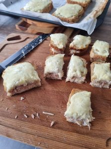 mini croque-monsieur au thon