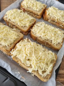 Croques thon et fromage au four