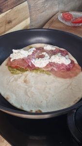 Piadina avec burrata