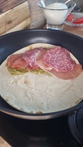 piadina prosciutto et salami