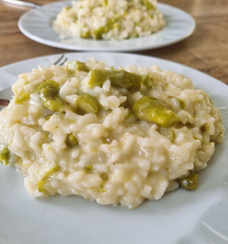 Risotto aux pointes d'asperges vertes