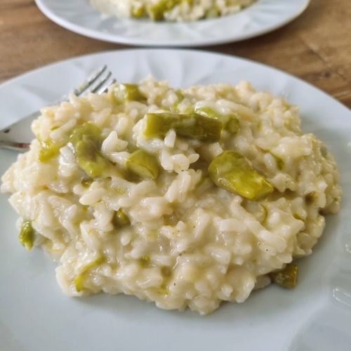 Risotto aux pointes d'asperges vertes