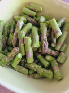 Pointes d'asperges vertes