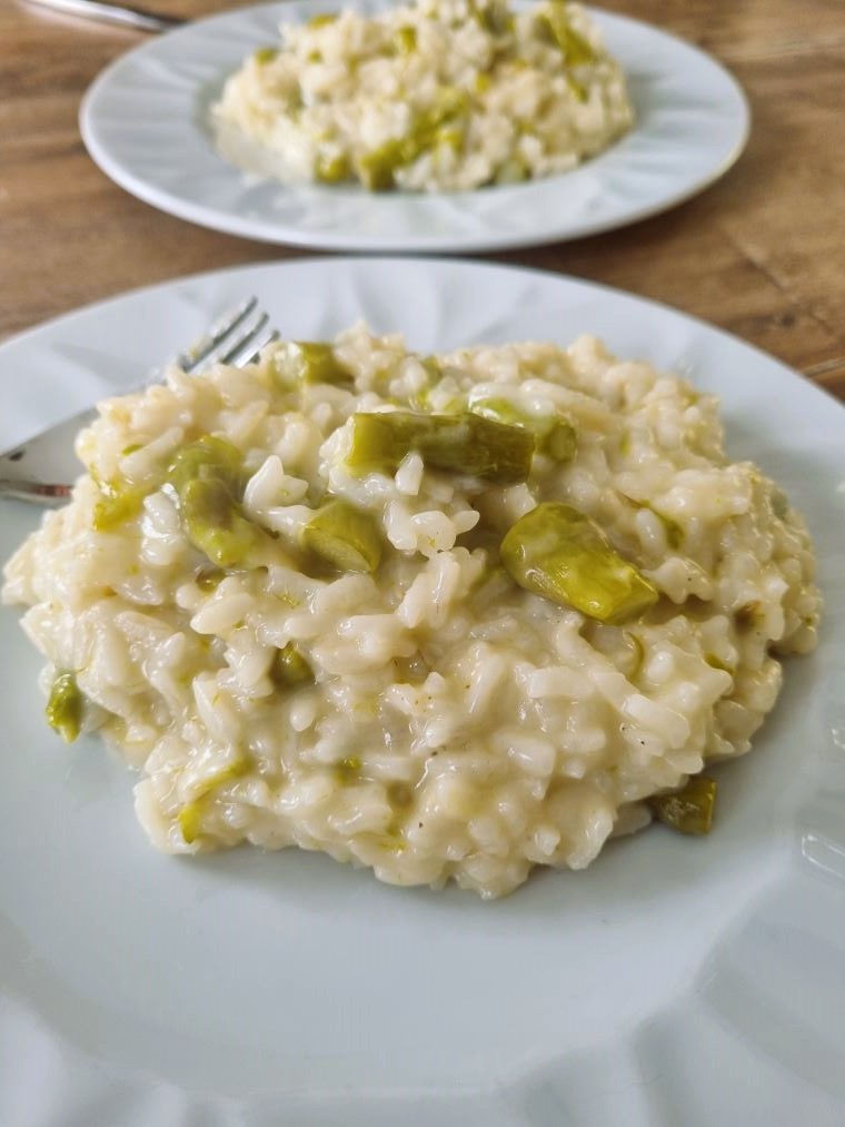 Risotto aux pointes d'asperges vertes