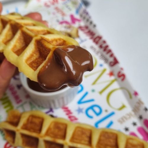 Churrofles et sauce au chocolat