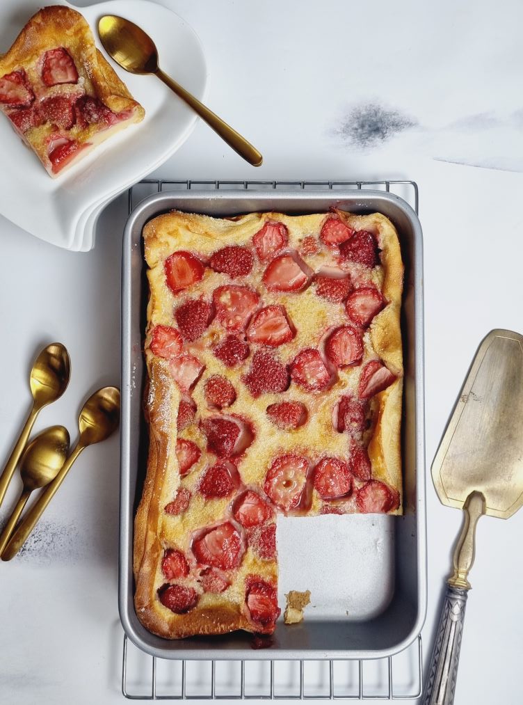 Clafoutis à la fraise