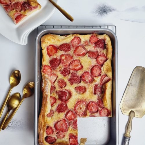 Clafoutis à la fraise