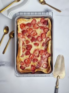 Clafoutis aux fraises de Pierre Hermé