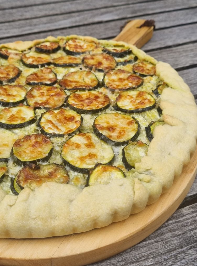 Quiche aux courgettes