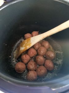 Boulettes de viande à l'orientale au Cookeo