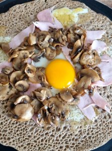 Déposer les champignons