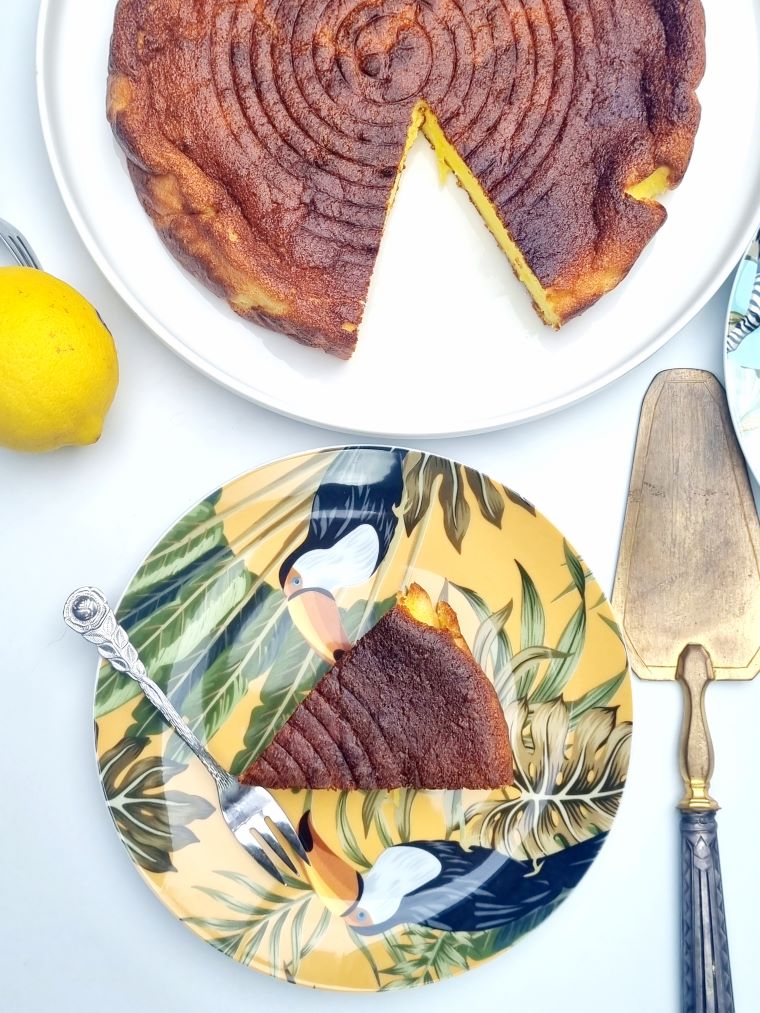 Gâteau au fromage blanc et citron