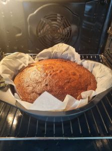 Cuisson du gâteau au fromage blanc