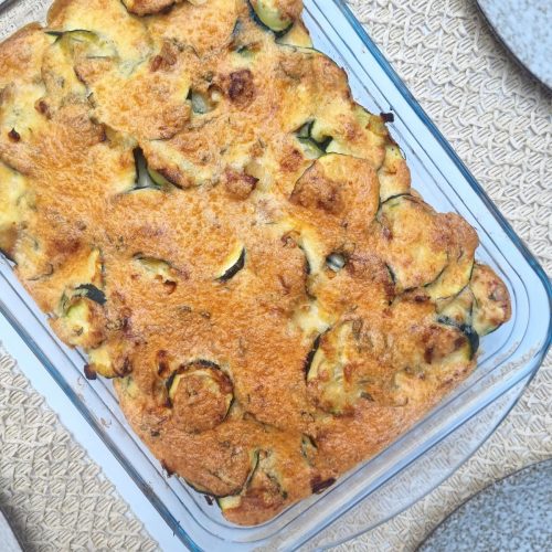 Gratin de courgette au riz