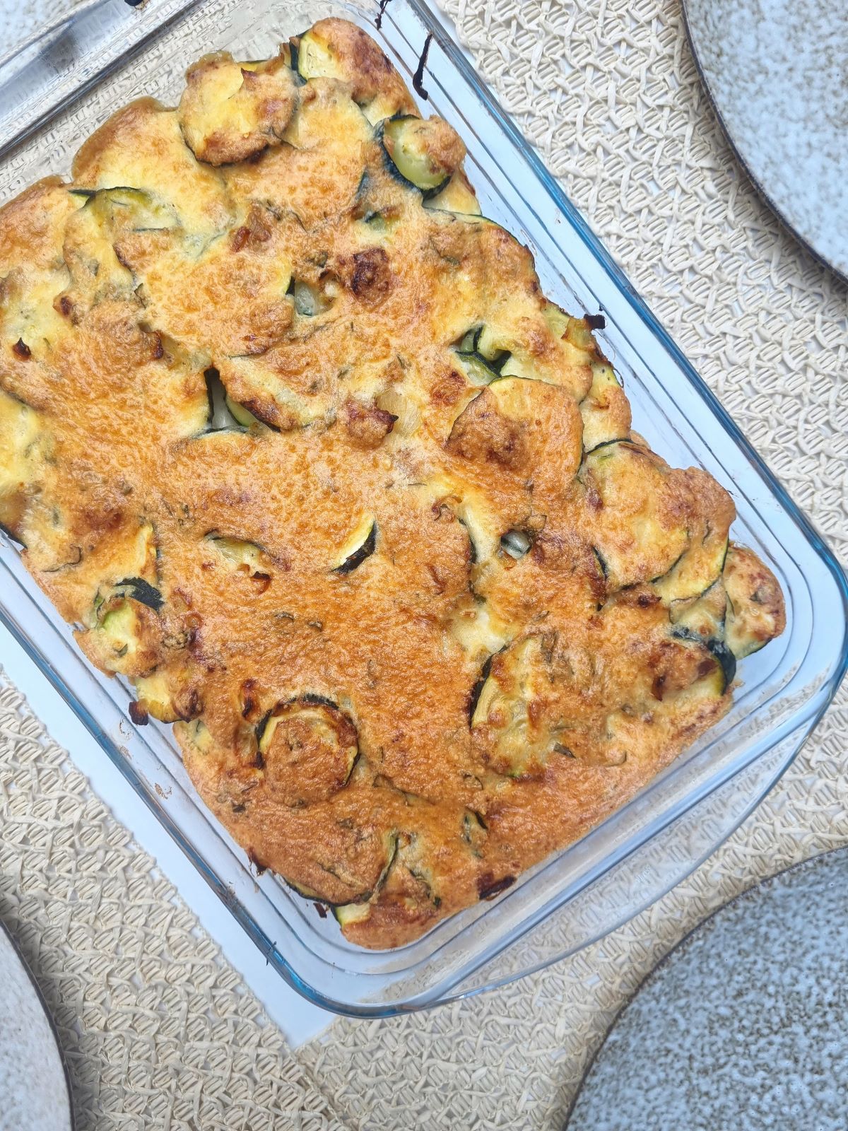 Gratin de courgette au riz