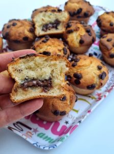 Muffin coeur fondant chocolat