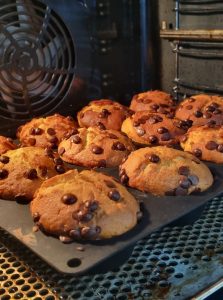 Cuisson des muffins au yaourt