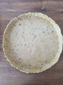 Tarte avec pâte au skyr