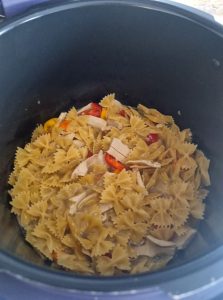 One pot pasta végétarien au Cookeo