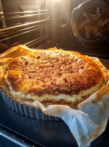 Quiche feuilletée au four