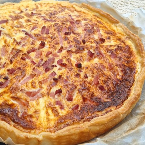 Quiche lorraine feuilletée