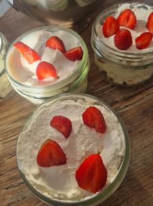 Chantilly mascarpone et fraises