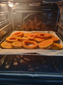 Cuire le butternut au four