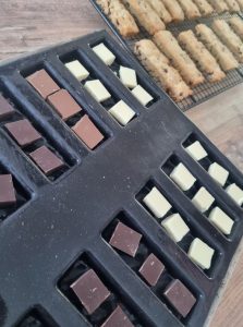Chocolats pour cookies barres