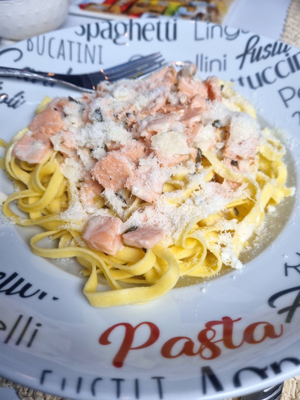 Tagliatelles au saumon fumé