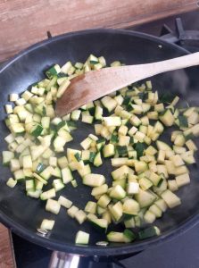 Cuire la courgette