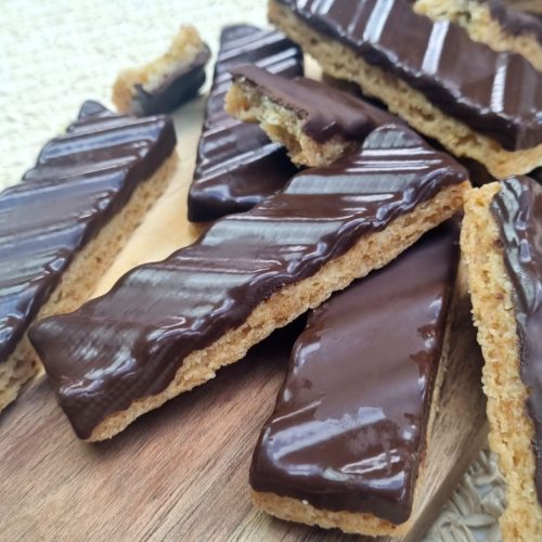 Barres shortbread chocolat