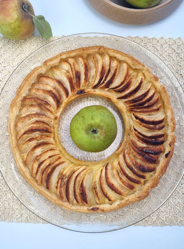 Tarte aux pommes alsacienne couronne