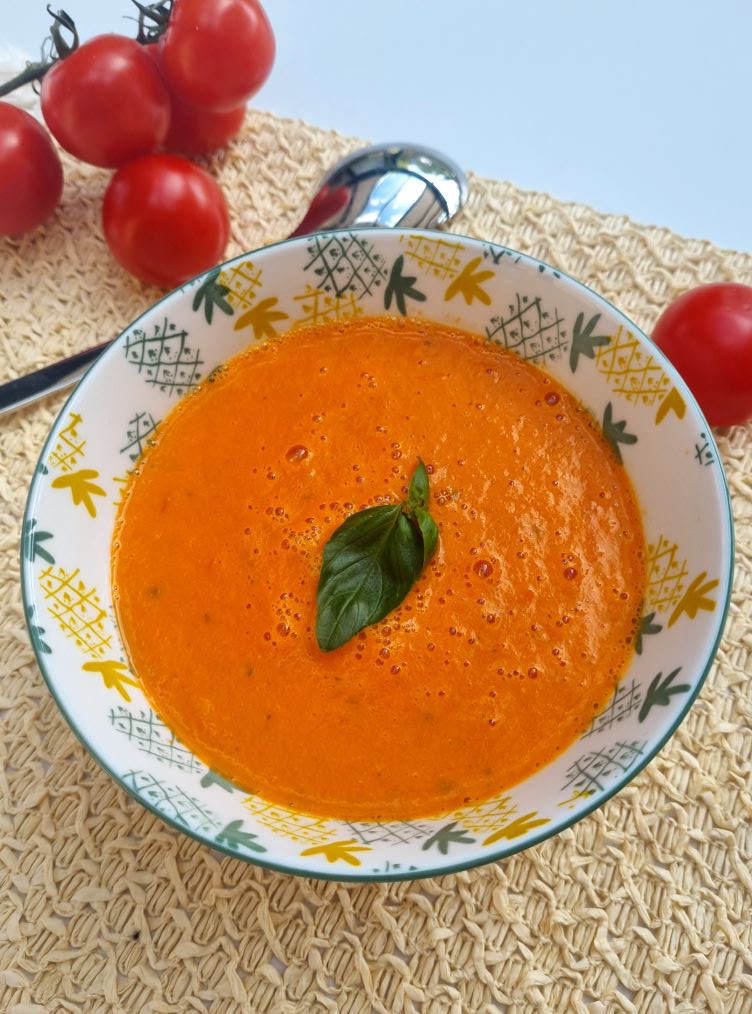 Soupe tomate fromage