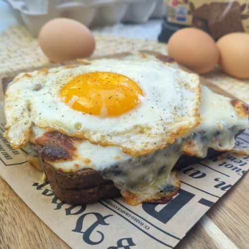 Croque madame au four