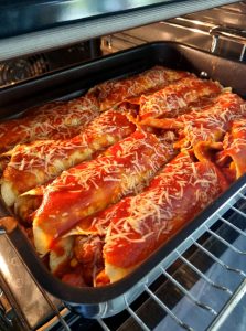 Cuisson des enchiladas