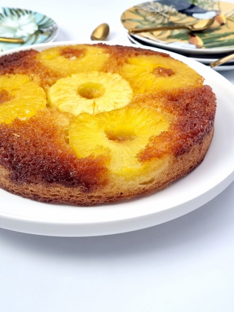 Gâteau à l'ananas caramélisé