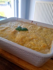 Lasagnes au saumon frais et saumon fumé