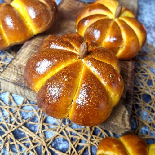 Buns citrouille pour Halloween