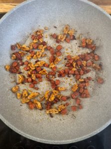 chorizo et noix