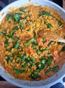 Dahl de lentilles corail en batch cooking