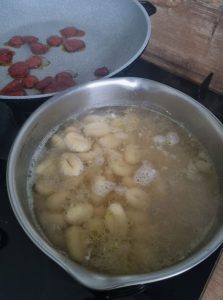 Gnocchi au chorizo et brocoli