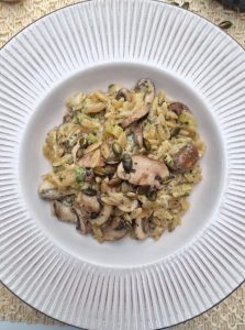 Orzo aux champignons