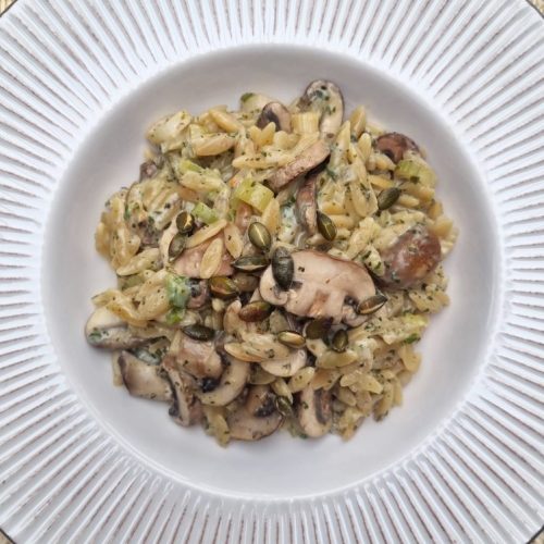 Orzo aux champignons