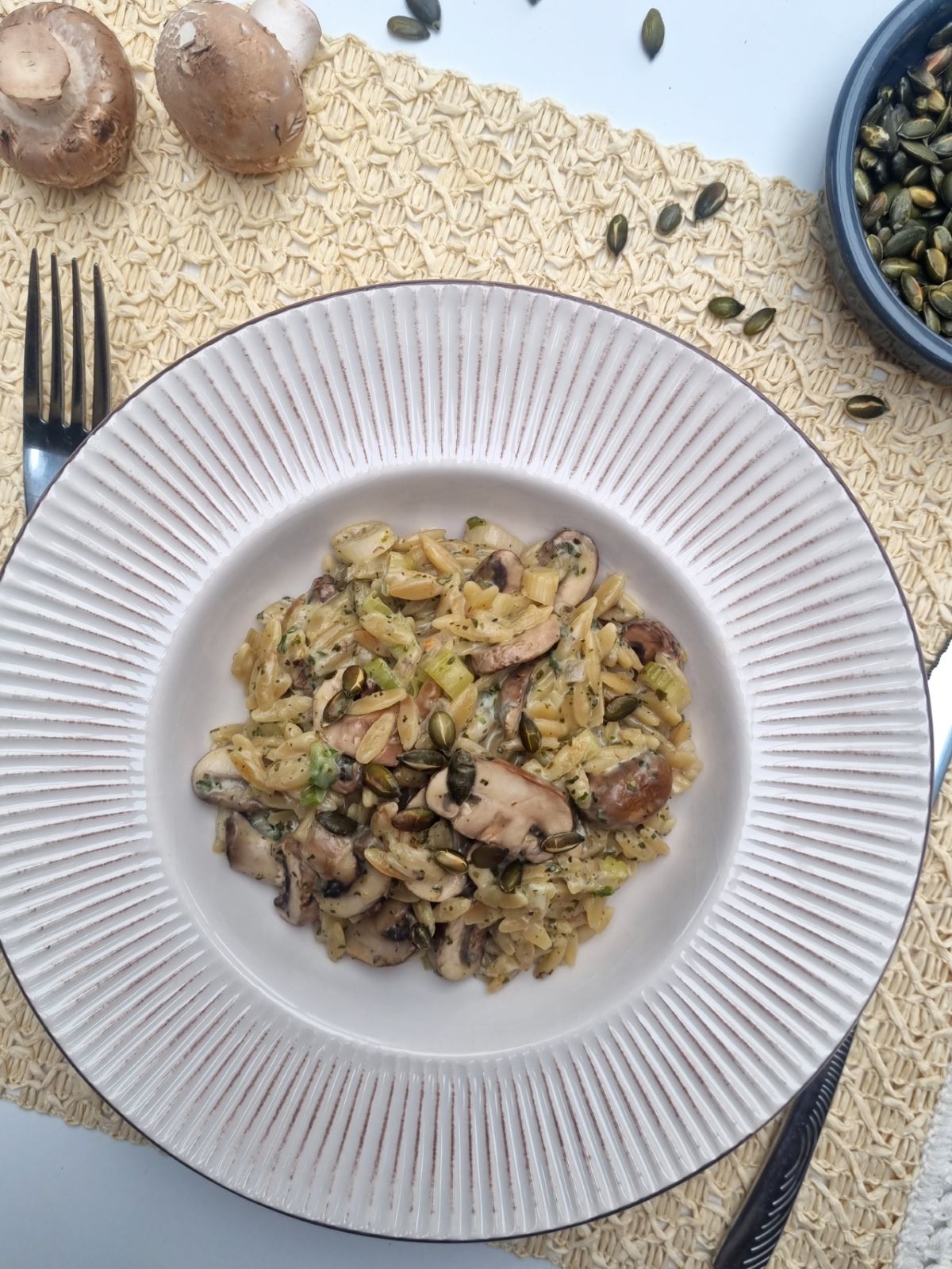 Orzo façon risotto