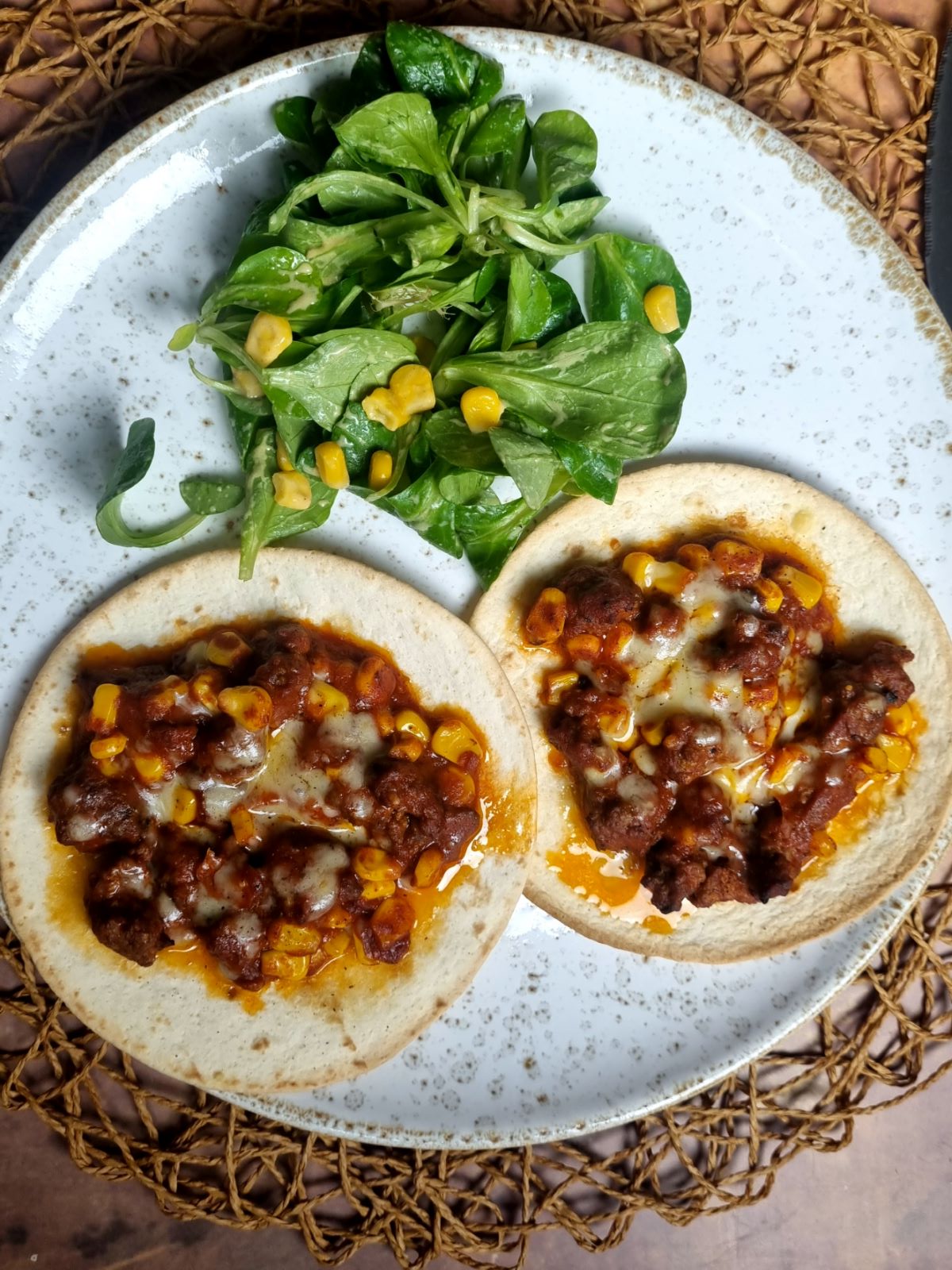 Tortillas boeuf cheddar