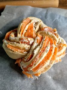 Babka saumon et fromage fouetté