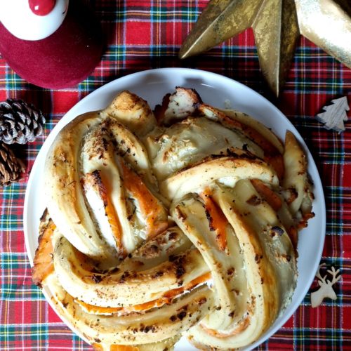 Couronne pizza au saumon fumé