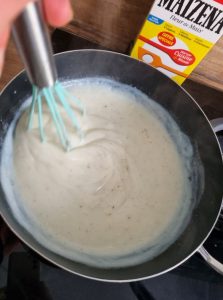 Béchamel à la maïzena